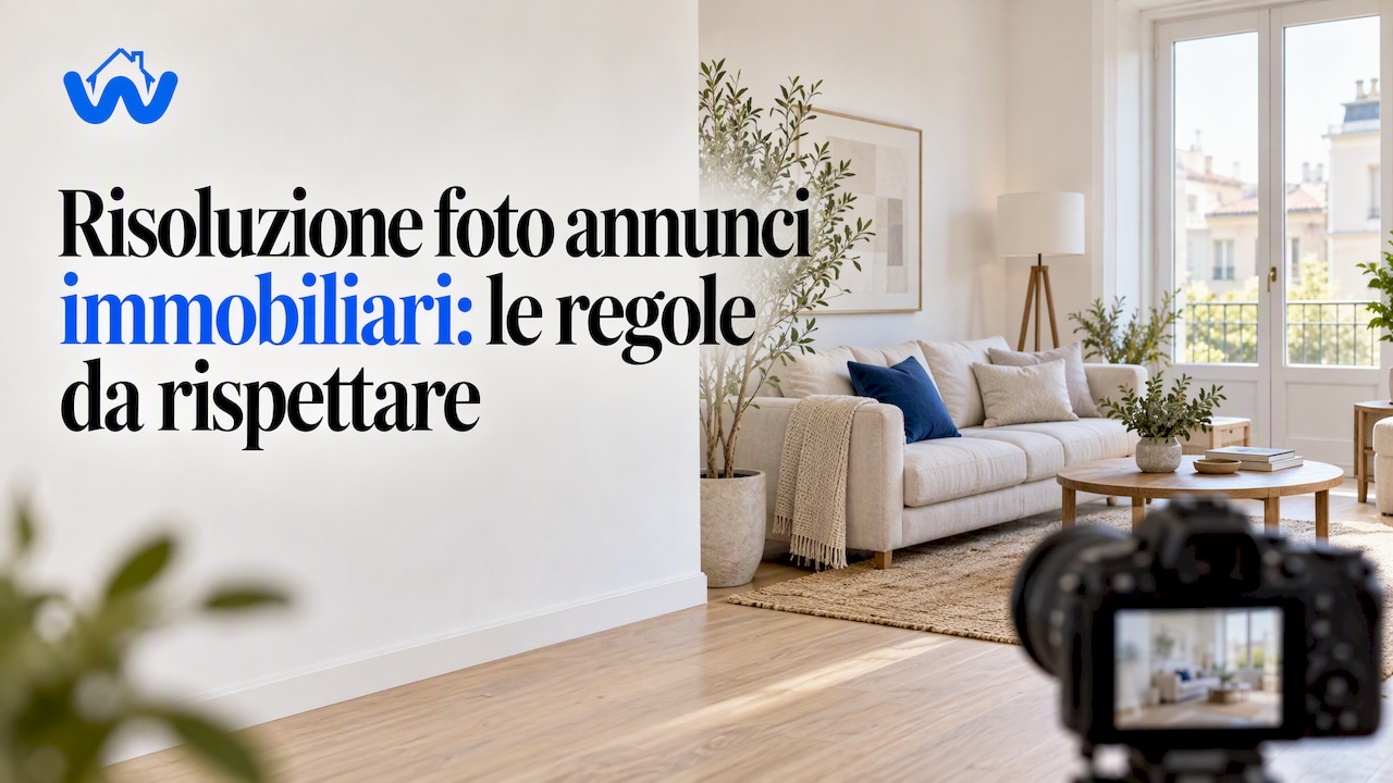Risoluzione foto annunci immobiliari: le regole da rispettare