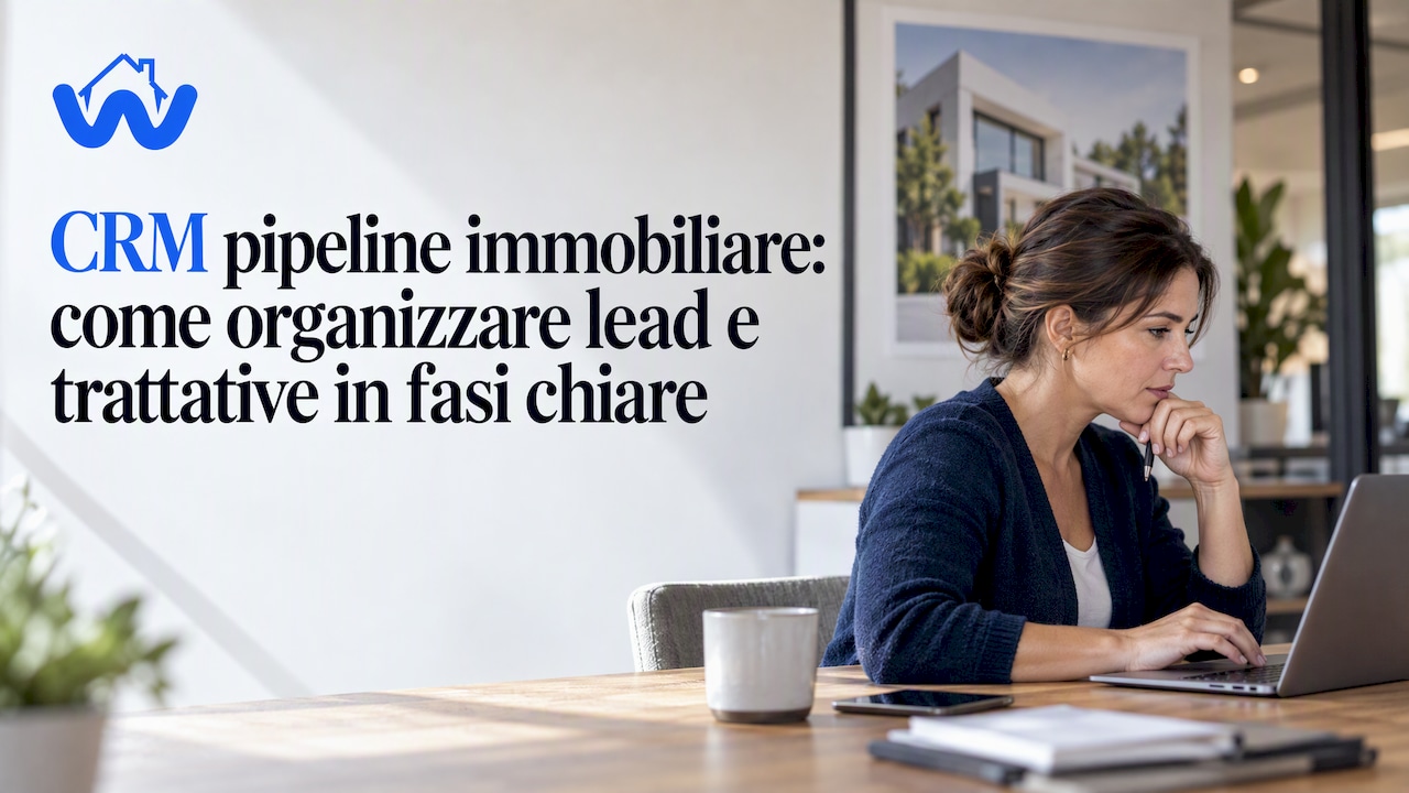 CRM pipeline immobiliare: come organizzare lead e trattative in fasi chiare