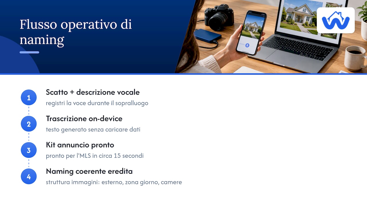 Come un flusso di naming coerente accelera la pubblicazione: prova operativa di Wolk — overview diagram