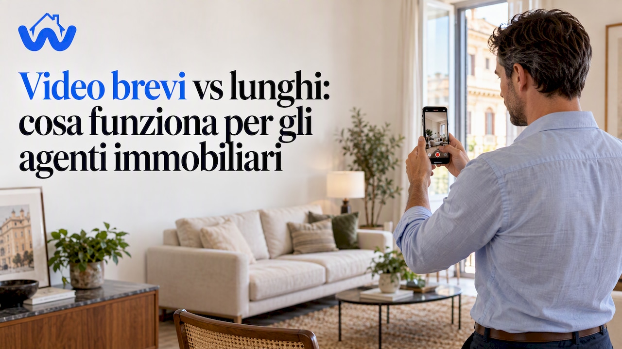 Video brevi vs lunghi: cosa funziona per gli agenti immobiliari