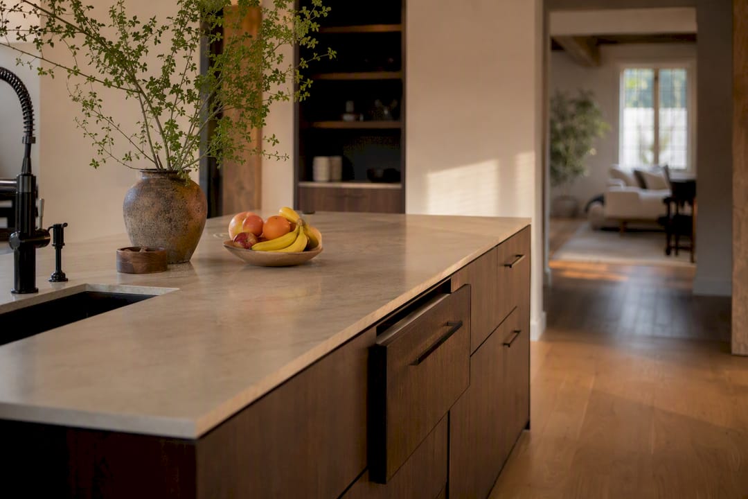 Particolari degli interni di una cucina moderna