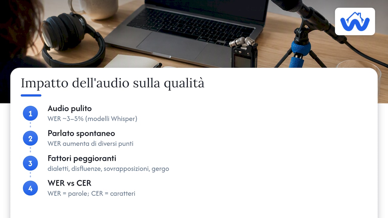 Fattori che incrementano gli errori di trascrizione