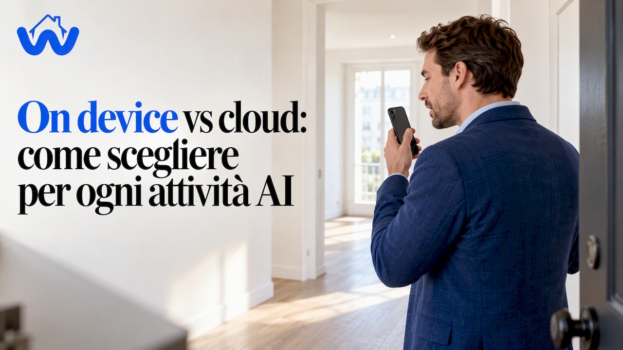 On device vs cloud: come scegliere per ogni attività AI